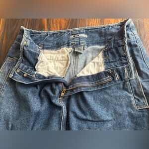 Vintage 90s Lizwear Denim Skirt Womens 12 Midi Medium Wash Blue Modest